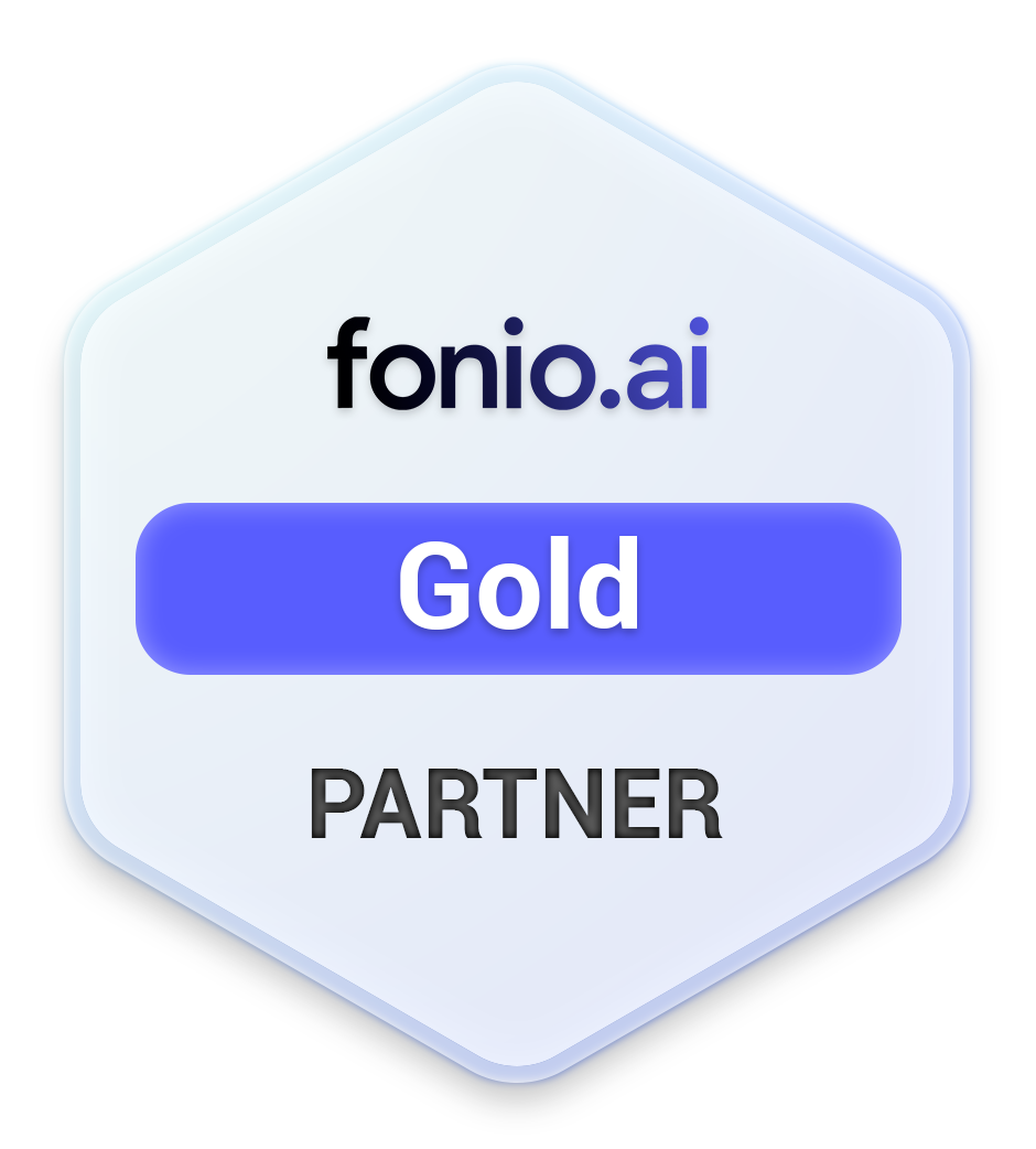 Fonio.ai Gold Partner Badge